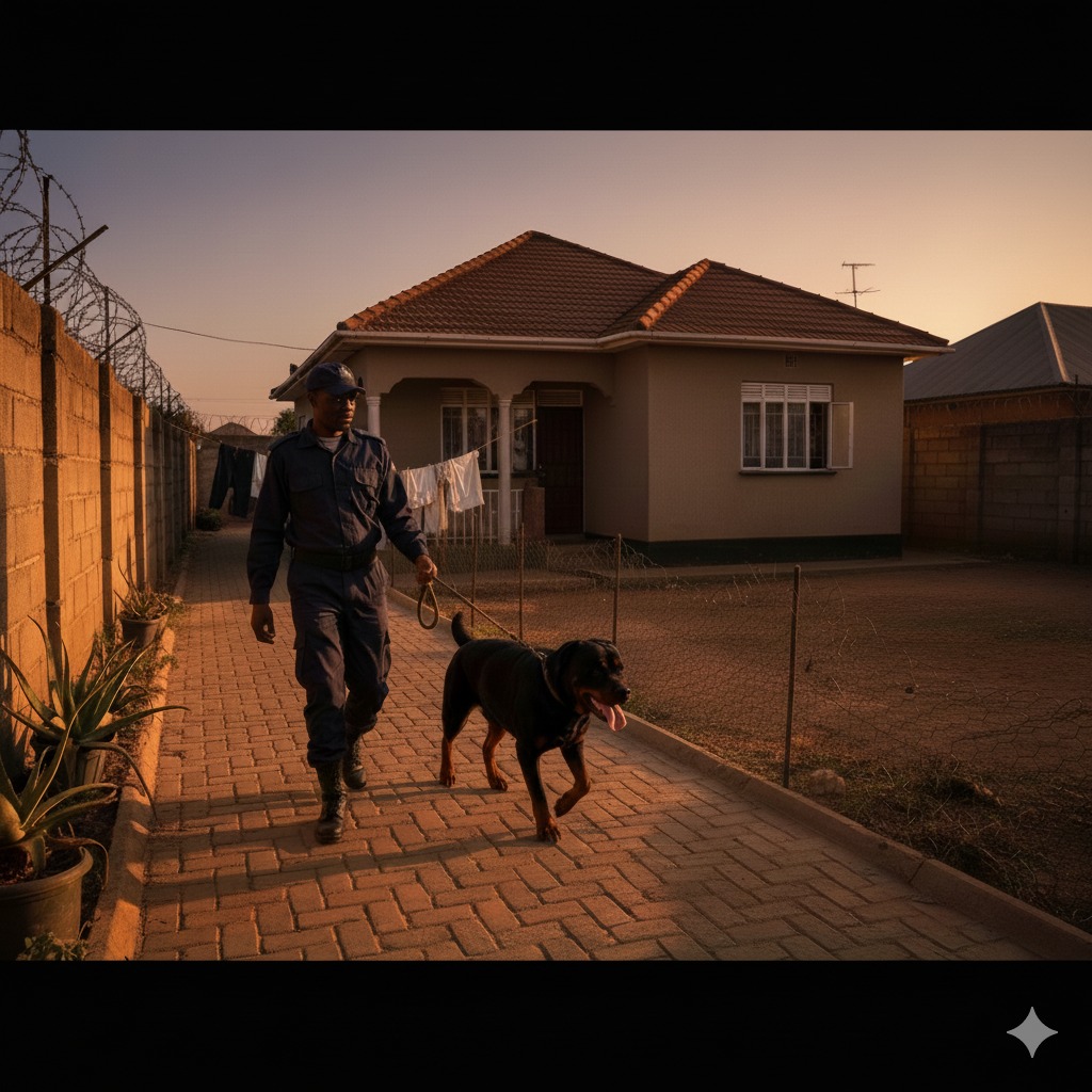 Guard Dogs with handlers
